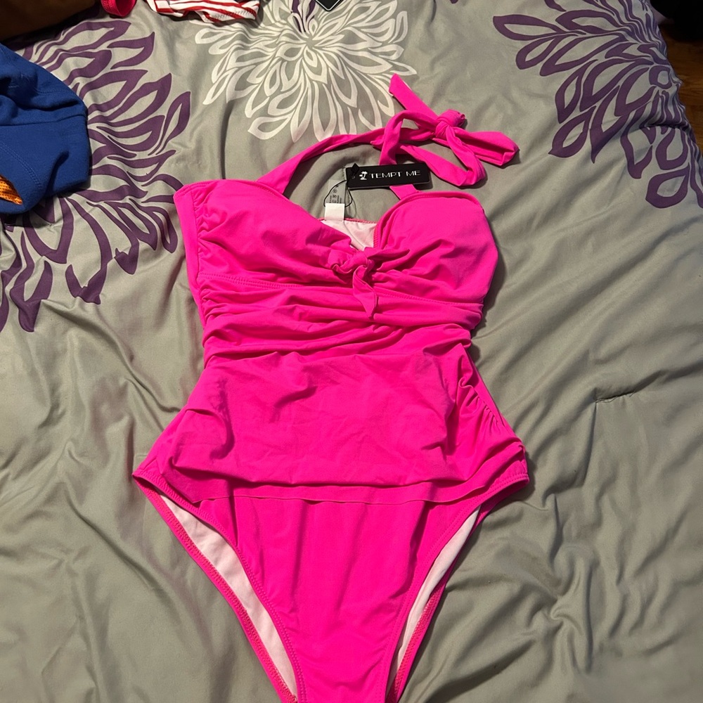Violet Vixen Women's Pink One Piece Swimsuit